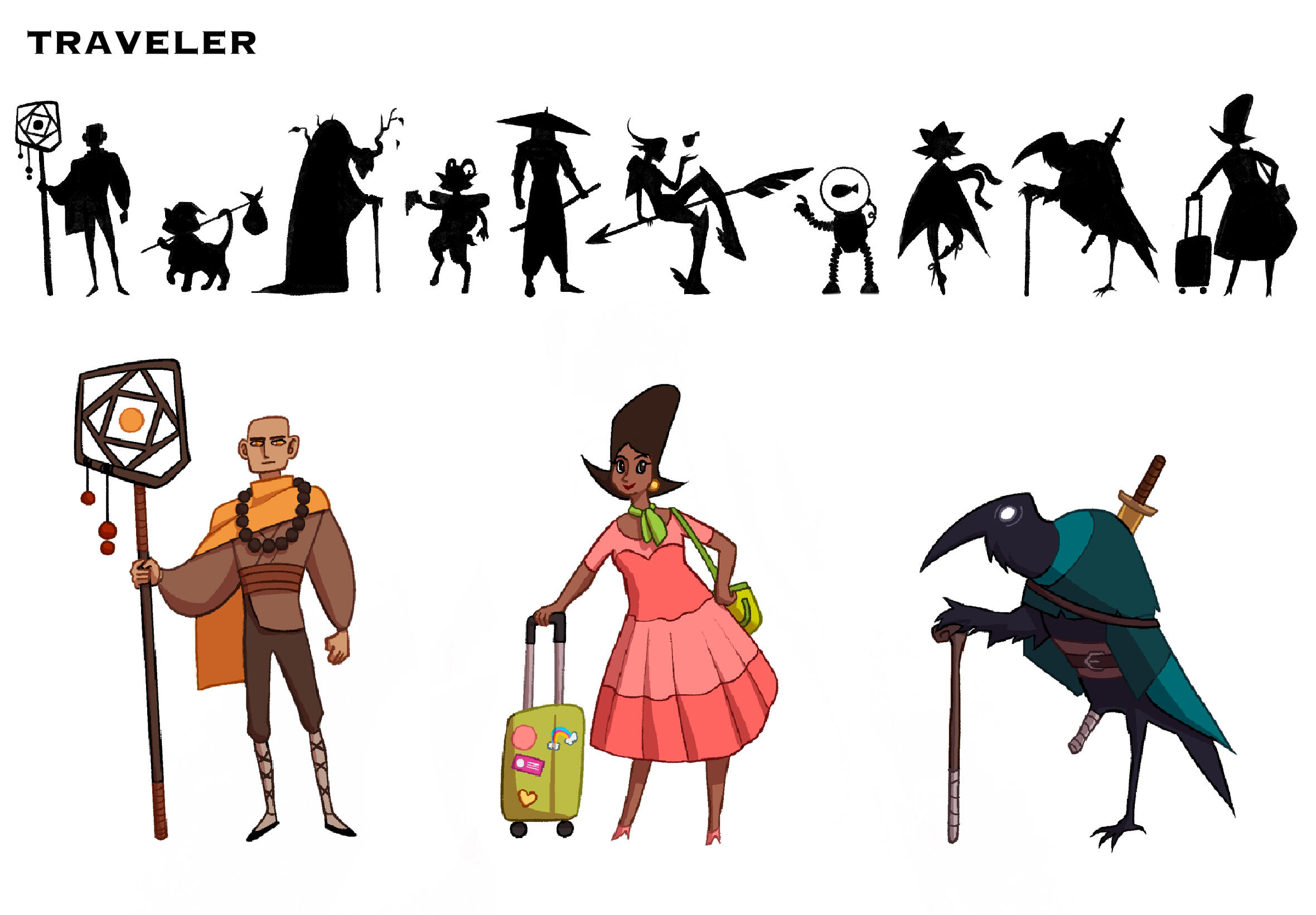 Traveler Character Design